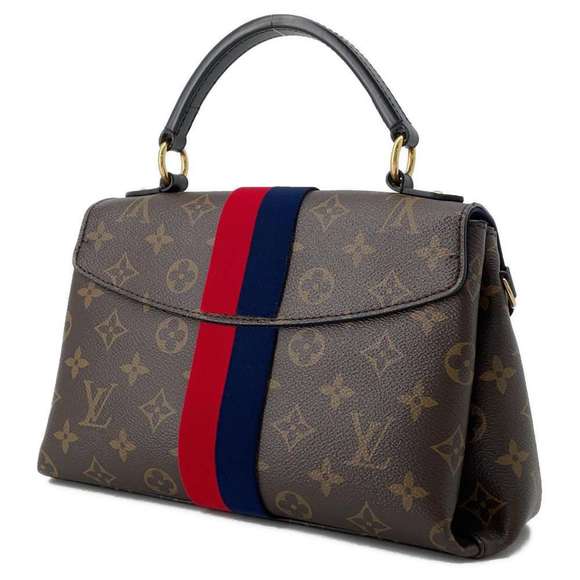 Louis Vuitton Red Shoulder Navy 2way Georges Bag BB - Picture 1 of 16